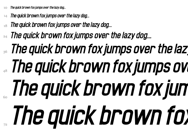 Noasarck font waterfall